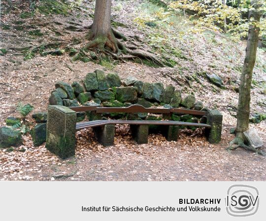 Sitzbank im Uttewalder Grund