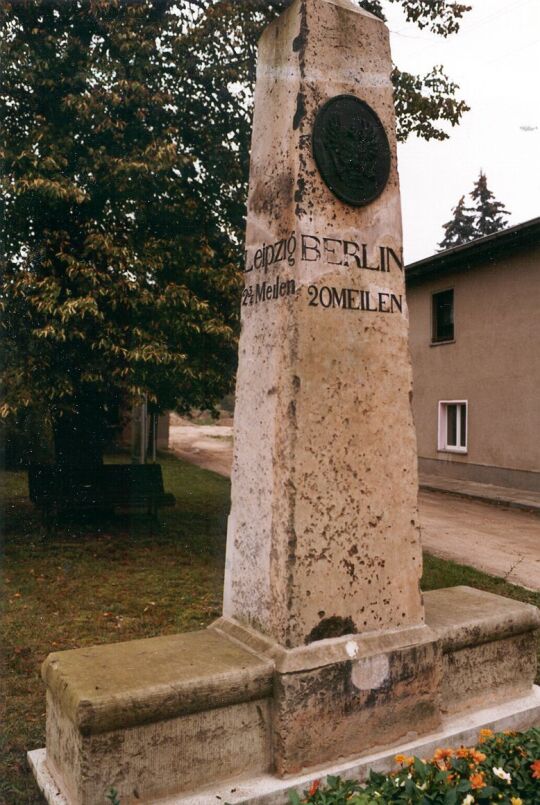 Postmeilensäule in Zschortau