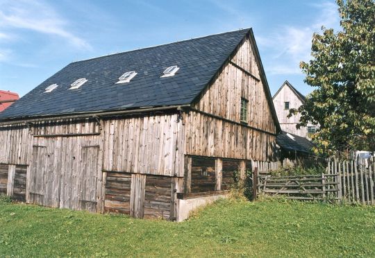 Blockscheune im Bauernmuseum von Landwüst