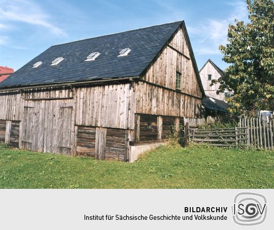 Blockscheune im Bauernmuseum von Landwüst