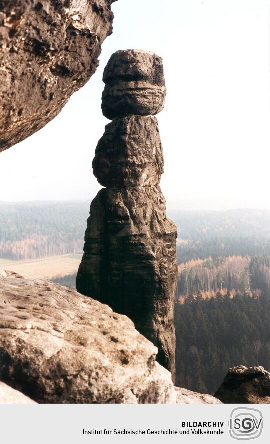 Blick zur Babarine vom Pfaffenstein