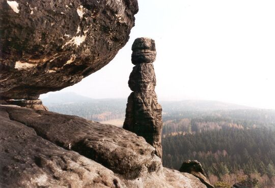 Blick zur Babarine vom Pfaffenstein