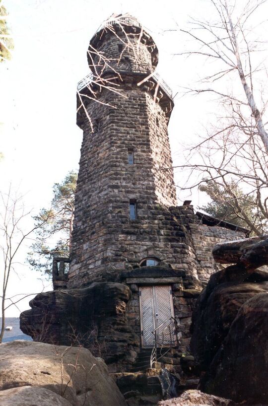 Aufgang zum Aussichtsturm auf dem Pfaffenstein