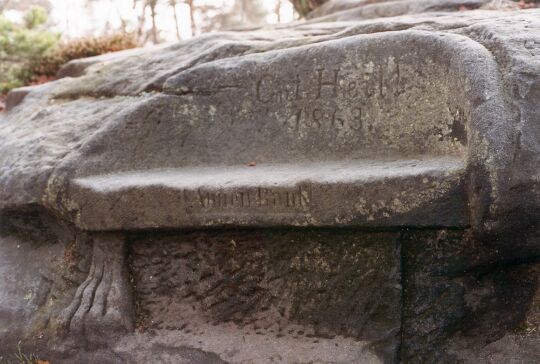 Annen-Bank auf dem Pfaffenstein