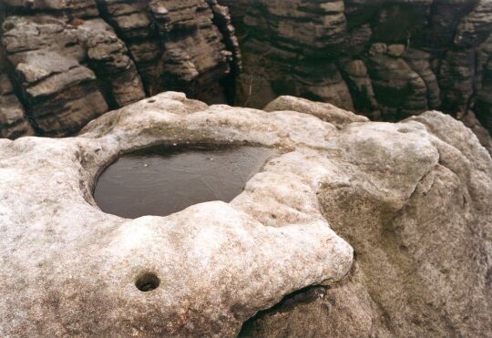 Opferstein auf dem Pfaffenstein