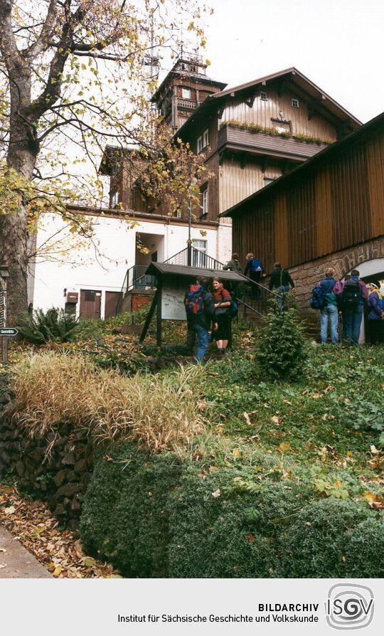Gaststätte und Aussichtsturm auf dem Großen Winterberg