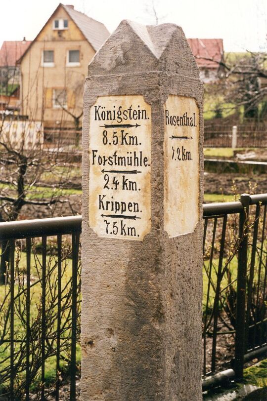 Wegesäule in Cunnersdorf