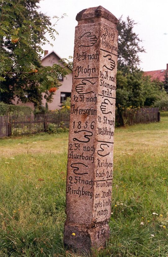 Wegesäule in Pechtelsgrün