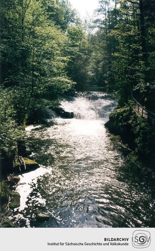 Wehr an der Lochmühle im Uttewalder Grund