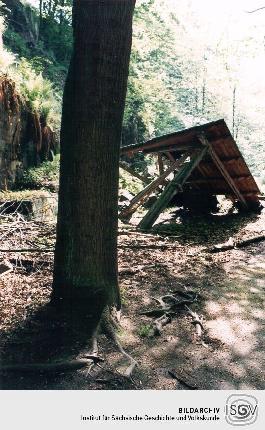 Ehemaliger Biergarten im Liebethaler Grund