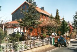 Bild: Holzhäuser in Niesky