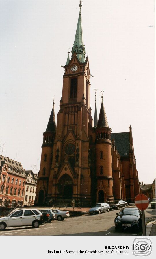 Die Stadtkirche in Mylau