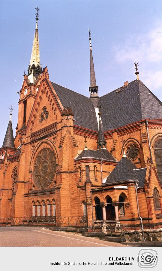 Die Stadtkirche in Mylau