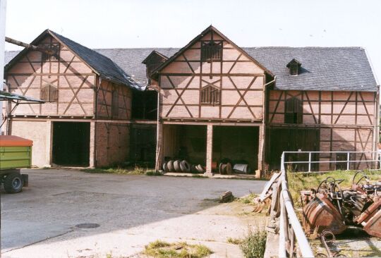 Fachwerkscheunen auf einem ehemaligen Rittergut in Christgrün