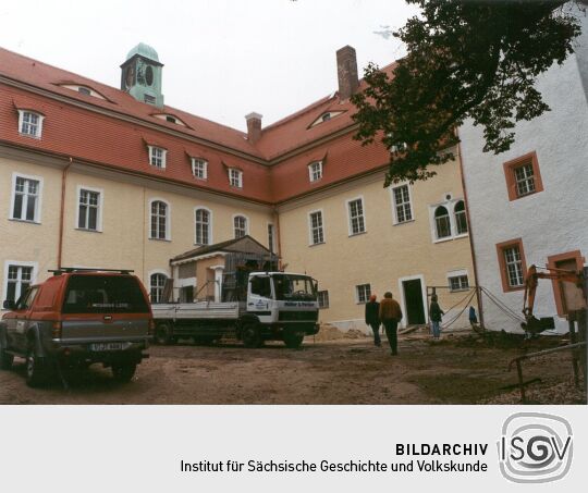 Renovierung des Schlossgebäudes in Schweinsburg