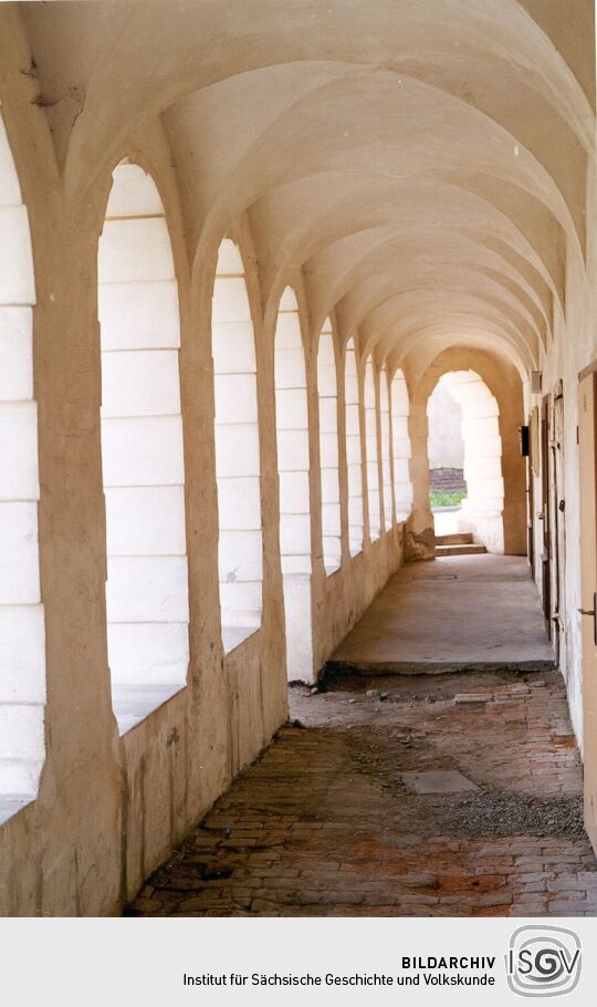 Kreuzgang im Mühltroffer Schloss