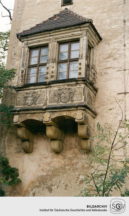 Erker am Strehlaer Schloss