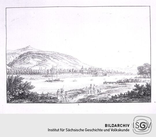 Die Elbe bei Pillnitz