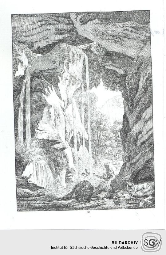 Landschaftsdarstellung der Sächsischen Schweiz