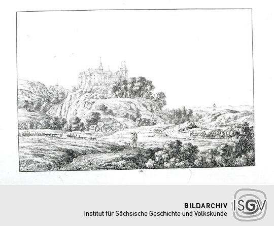 Landschaftsdarstellung der Sächsischen Schweiz