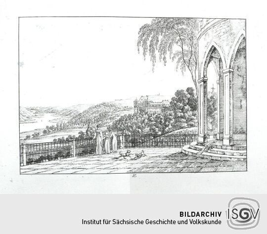 Landschaftsdarstellung der Sächsischen Schweiz