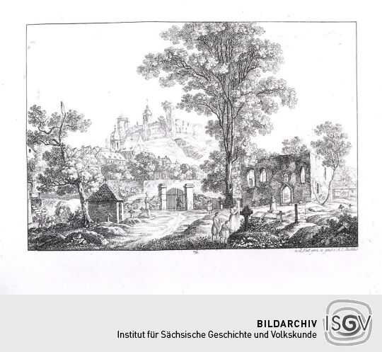 Landschaftsdarstellung der Sächsischen Schweiz