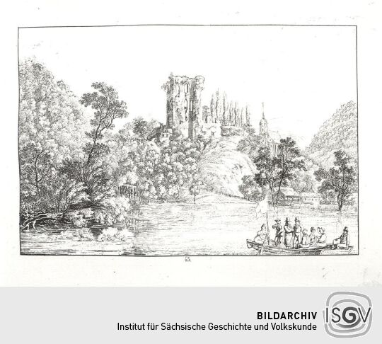 Landschaftsdarstellung der Sächsischen Schweiz