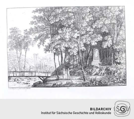 Landschaftsdarstellung der Sächsischen Schweiz