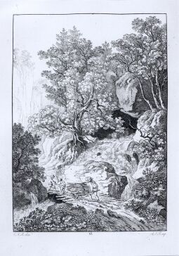 Bild: Landschaftsdarstellung der Sächsischen Schweiz