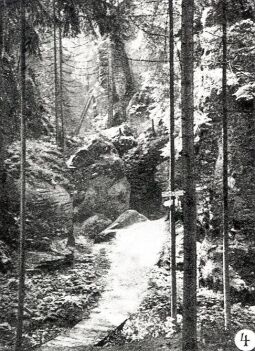 Bild: Landschaftsdarstellung der Sächsischen Schweiz