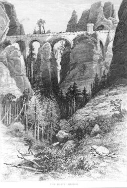 Bild: Ansicht der Basteibrücke