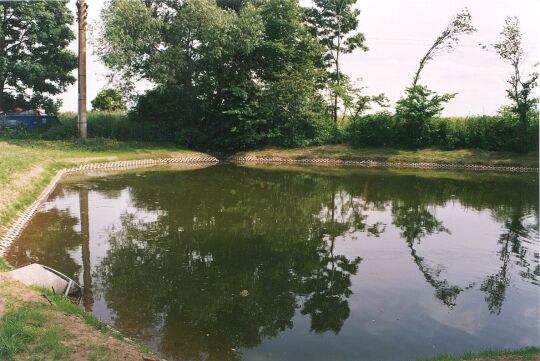 Sanierter Dorfteich in Krostitz