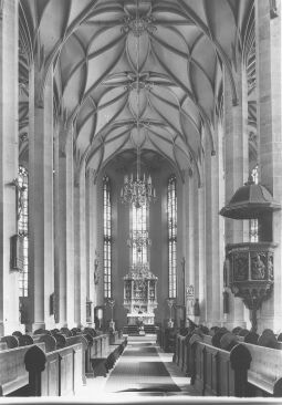 Bild: Blick auf den Altar der St. Annenkirche in Annaberg-Buchholz