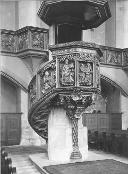 Bild: Kanzel der St. Annenkirche in Annaberg-Buchholz