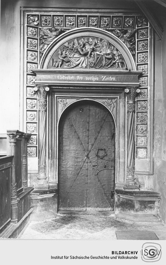 Portal der alten Sakristei in der St. Annenkirche in Annaberg-Buchholz