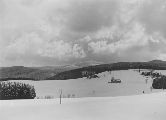 Auersberg vom Grünen Grabenweg aus gesehen