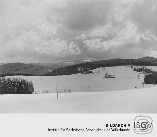 Auersberg vom Grünen Grabenweg aus gesehen