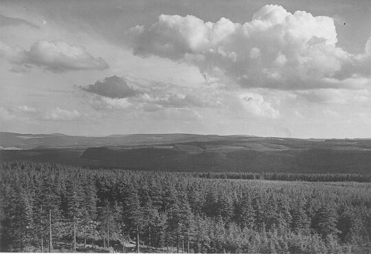 Blick vom Auersberg in Richtung Keilberg