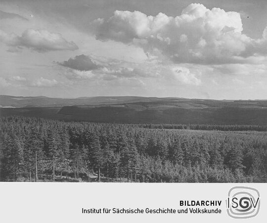 Blick vom Auersberg in Richtung Keilberg