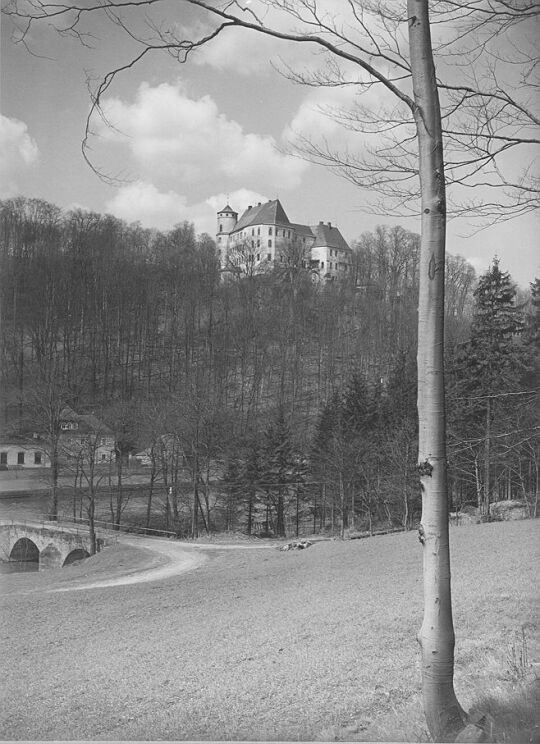 Blick nach Schloß Bärenstein