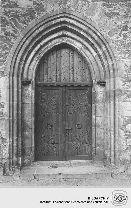 Portal der Nikolaikirche in Dippoldiswalde