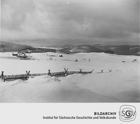 Schneelandschaft bei Eibenstock