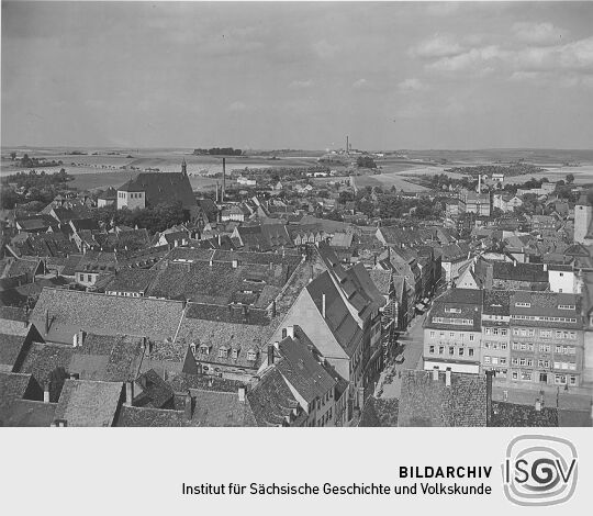 Blick über Freiberg