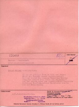 Ansicht des Schlosses Milkel