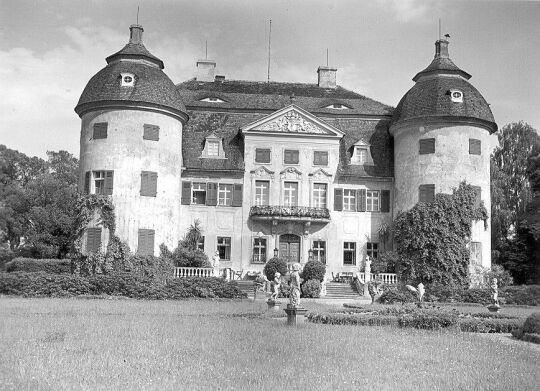 Ansicht des Schlosses Milkel