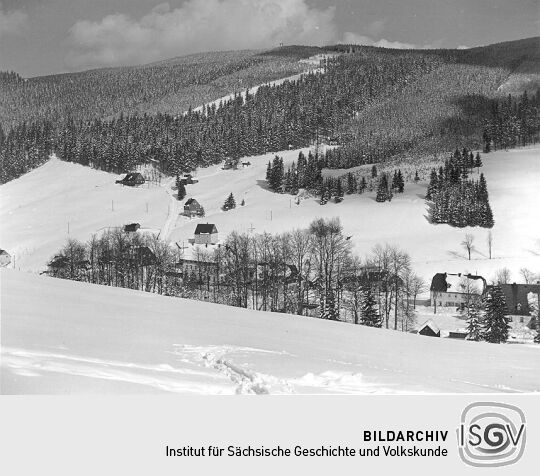 Wildenthal und der Auersberg im Winter