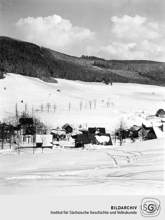 Wildenthal und der Auersberg im Winter