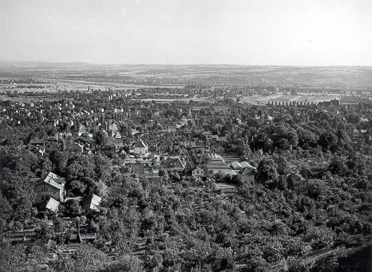 Blick über Radebeul