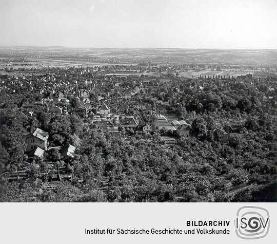 Blick über Radebeul