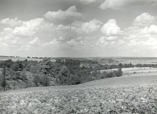 Blick zum Schloss Scharfenberg